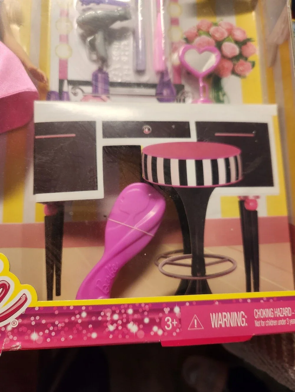 Barbie Pink and Purple Styling Vanity Party Set Style Your Way